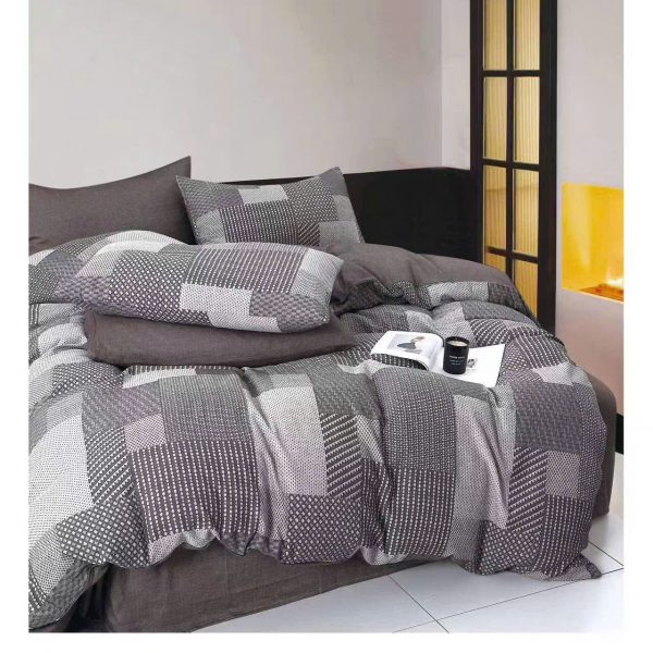 Bộ chăn ga kẻ caro