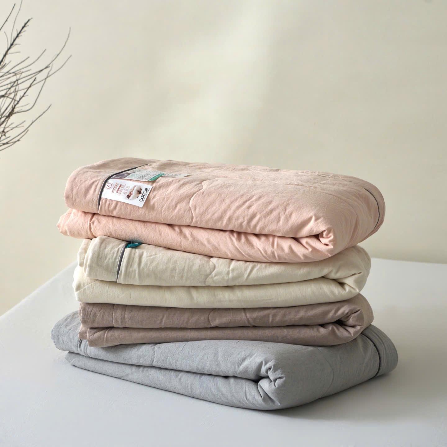 MoyaHome-Chăn hè hồng ghi tím be-6