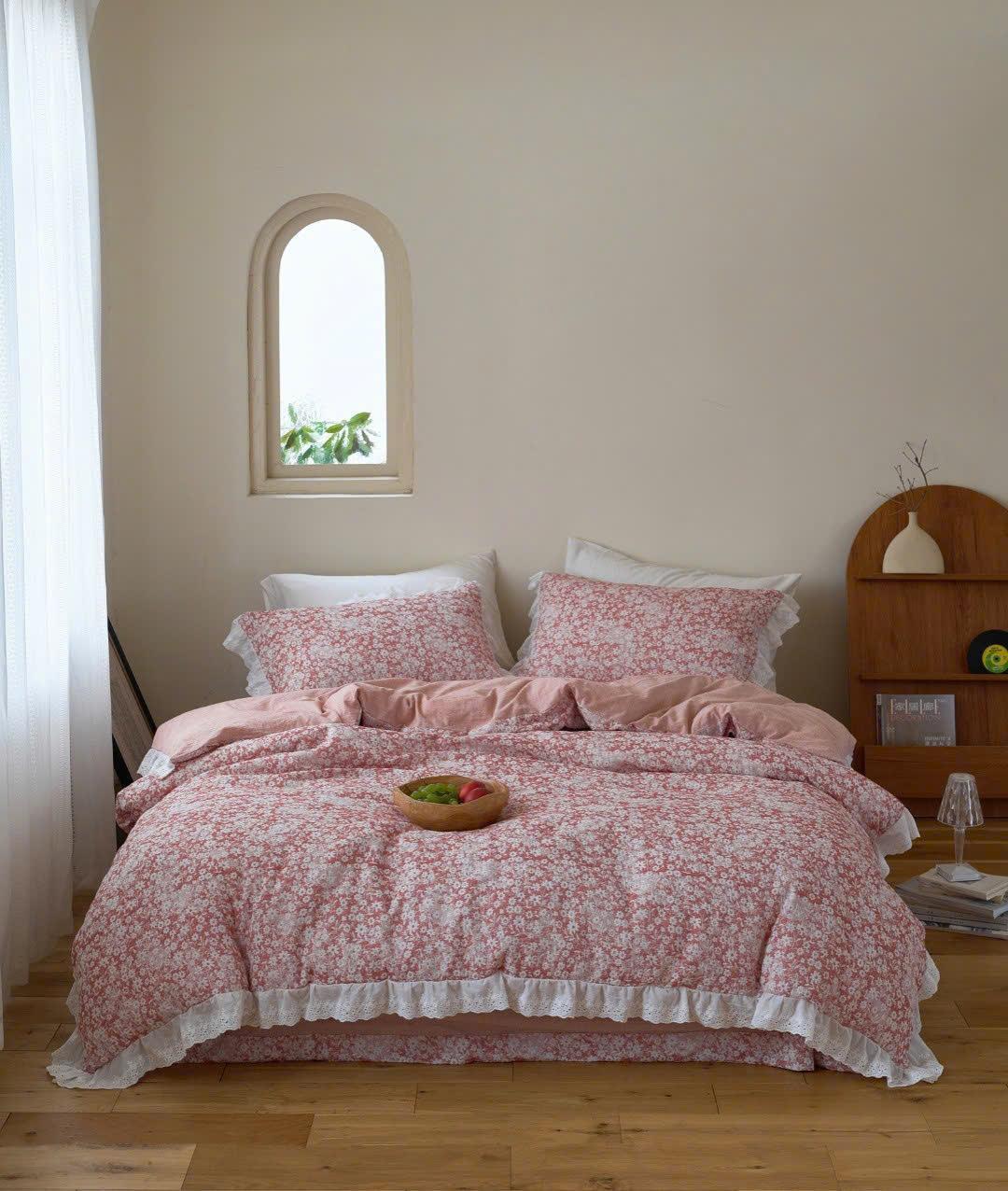 Bộ chăn ga 4 món - Ga trơn